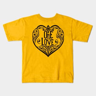 One Love One Heart Kids T-Shirt